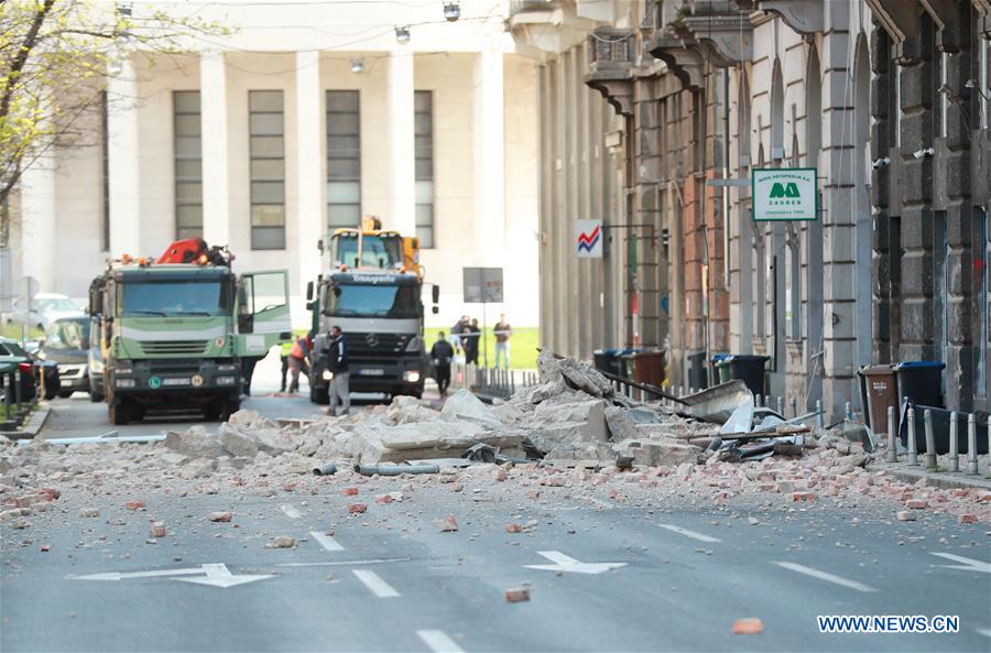 CROATIA-ZAGREB-EARTHQUAKE-DAMAGE