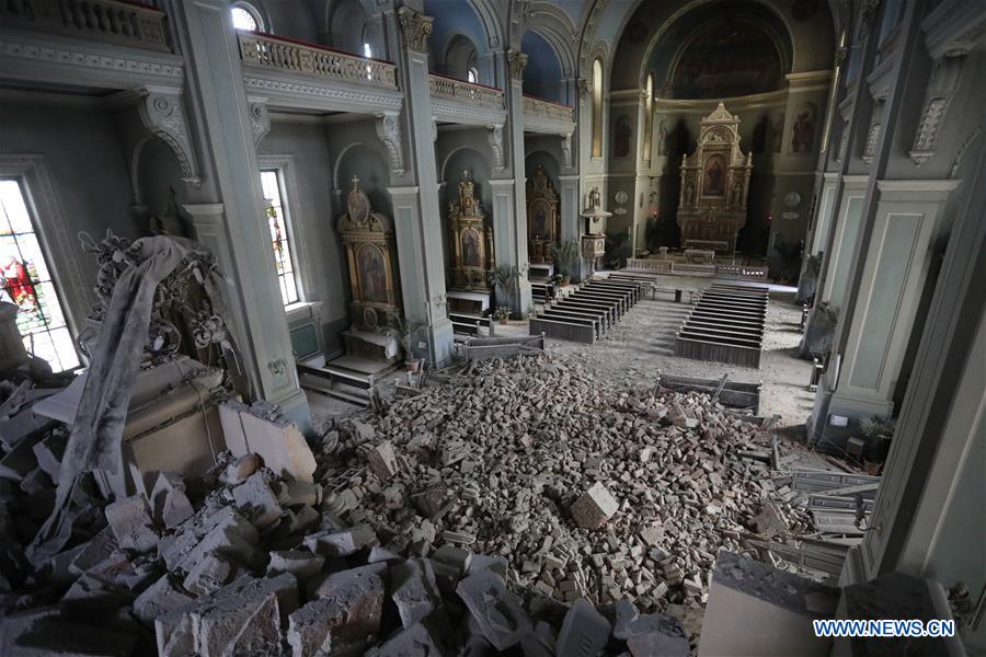 CROATIA-ZAGREB-EARTHQUAKE-DAMAGE