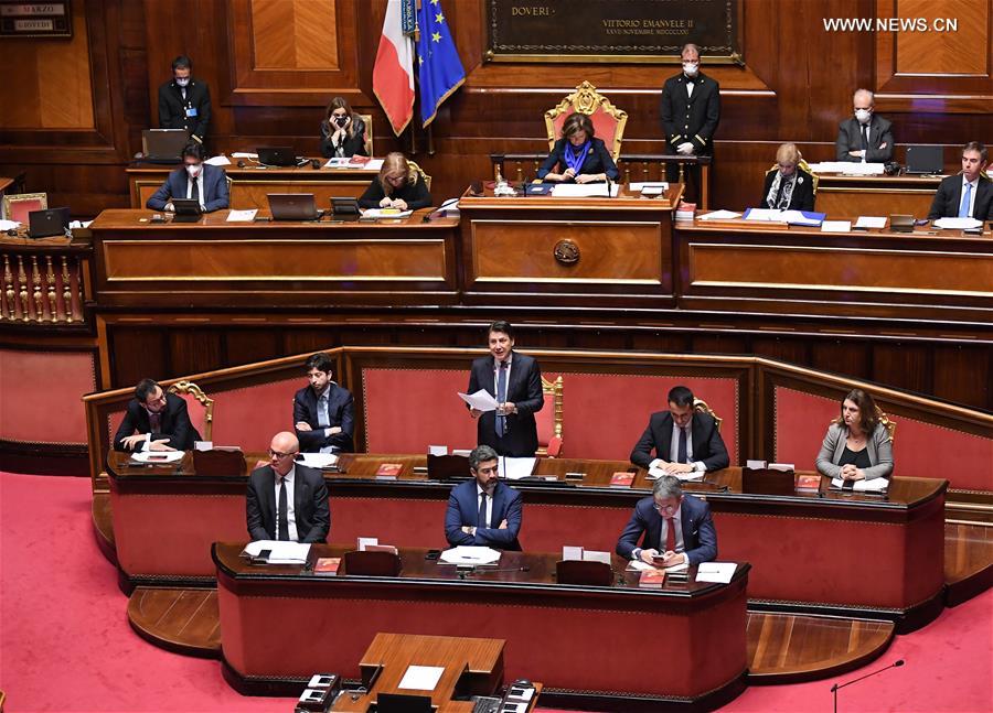 ITALY-ROME-SENATE-RESCUE PACKAGE