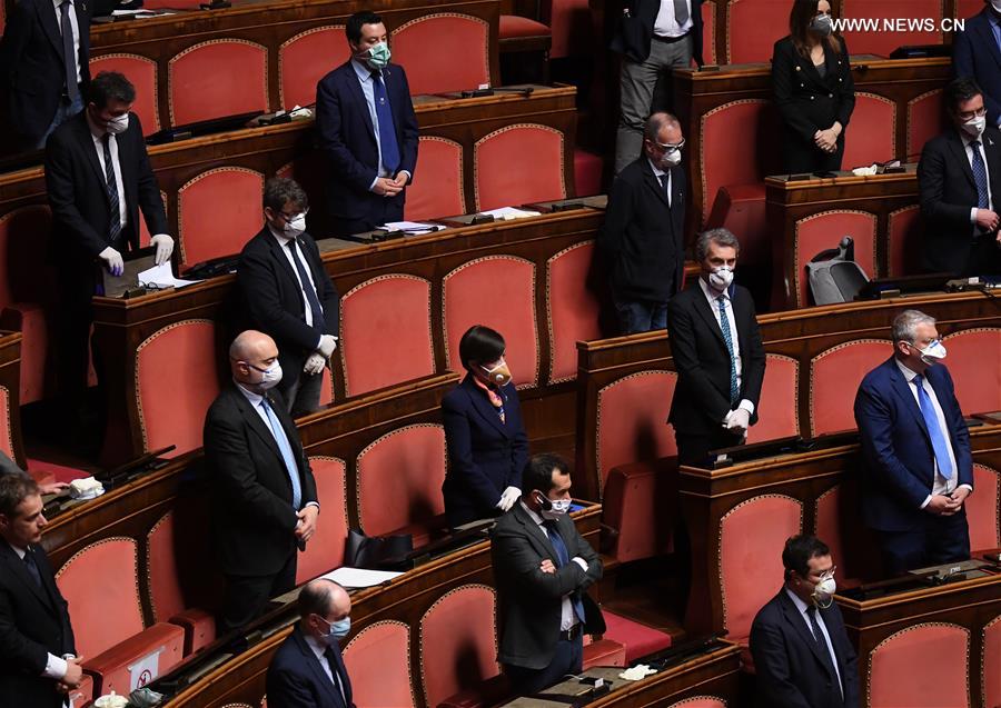 ITALY-ROME-SENATE-RESCUE PACKAGE