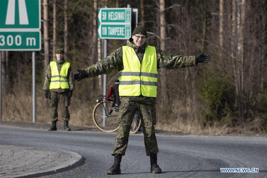 FINLAND-UUSIMAA-HYVINKAA-COVID-19-LOCKDOWN