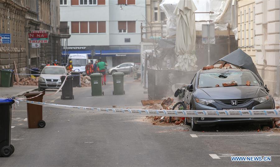 CROATIA-ZAGREB-EARTHQUAKE-AFTERMATH