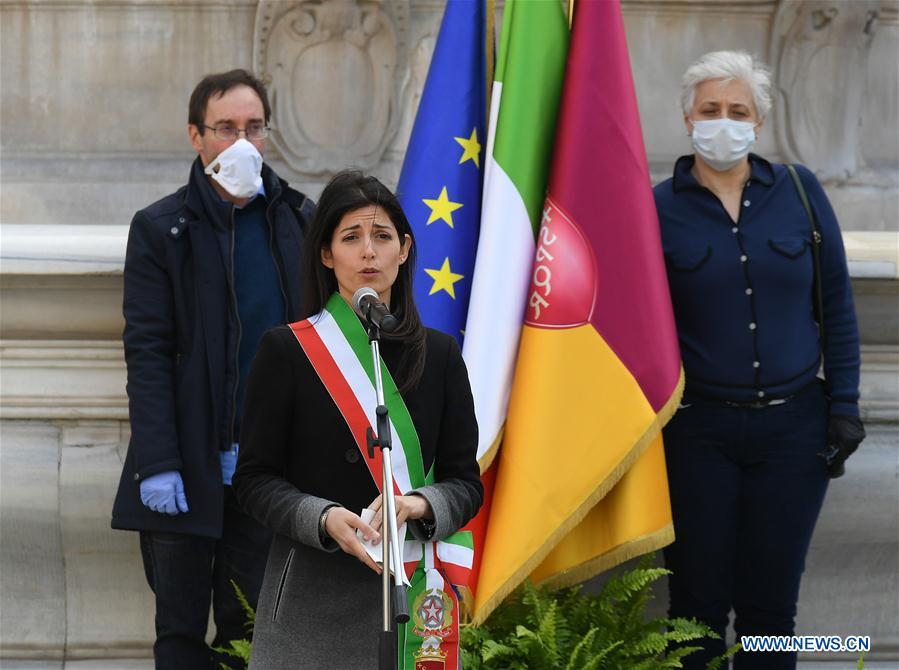 ITALY-ROME-COVID-19-MEMORIAL CEREMONY