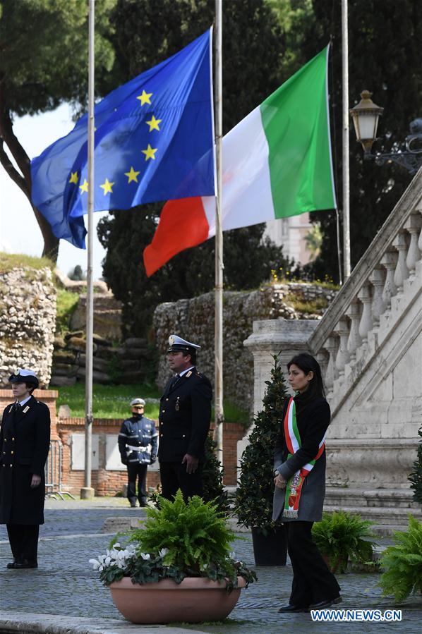 ITALY-ROME-COVID-19-MEMORIAL CEREMONY