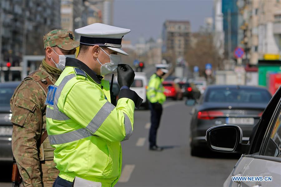 ROMANIA-BUCHAREST-COVID-19-CHECKING