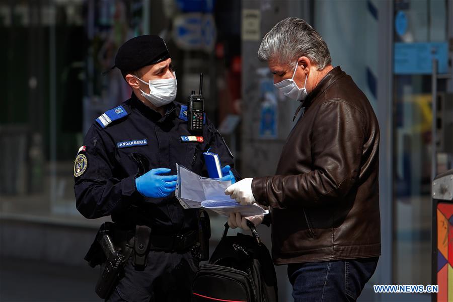 ROMANIA-BUCHAREST-COVID-19-CHECKING