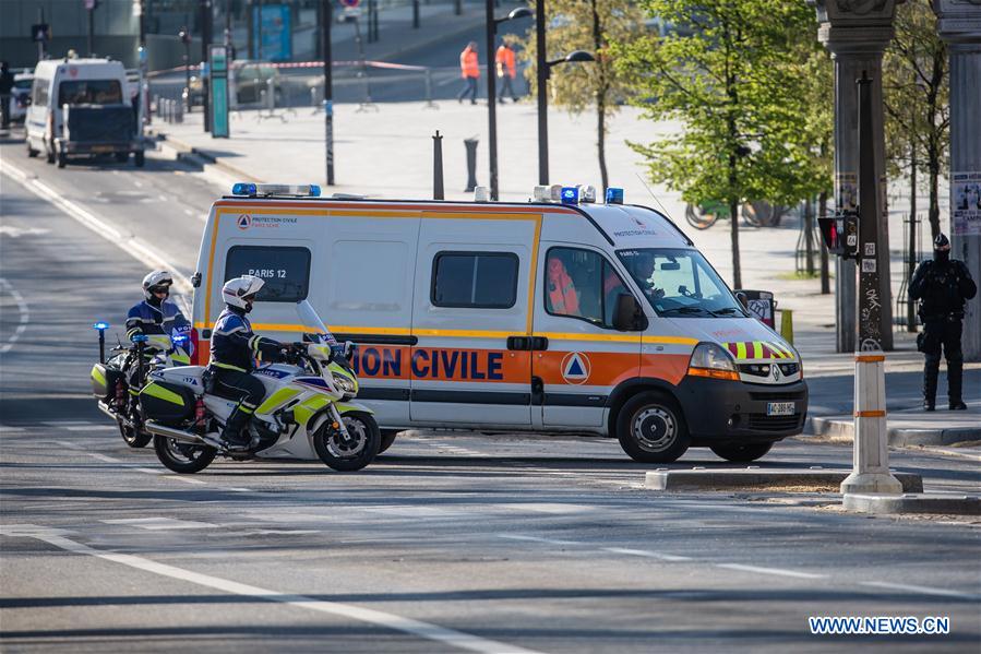 FRANCE-PARIS-COVID-19-TRAIN-TRANSFER