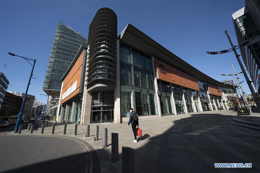 BRITAIN-MANCHESTER-COVID-19