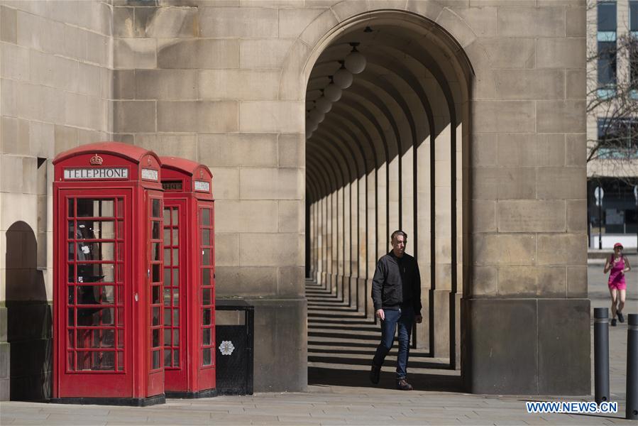 BRITAIN-MANCHESTER-COVID-19