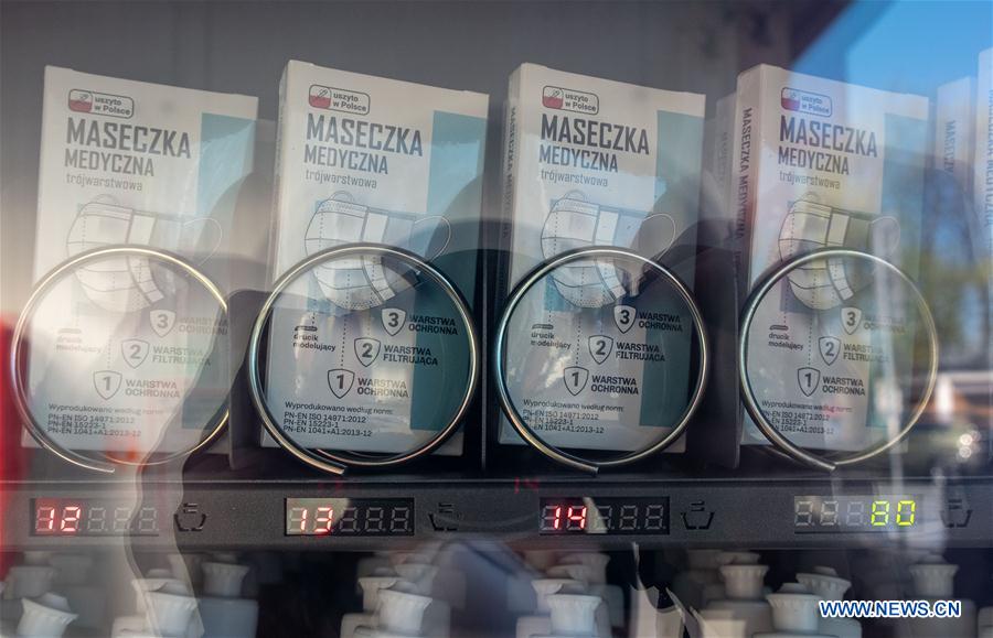 POLAND-WARSAW-COVID-19-VENDING MACHINE