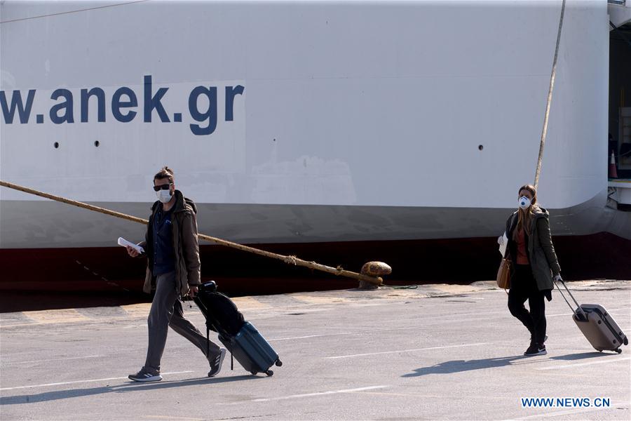 GREECE-PIRAEUS-PORT-COVID-19