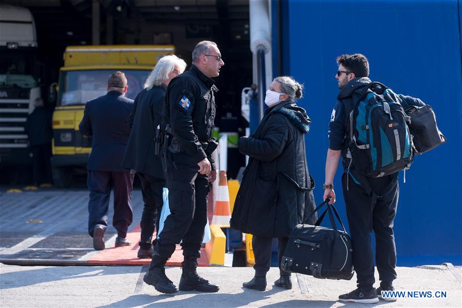 GREECE-PIRAEUS-PORT-COVID-19