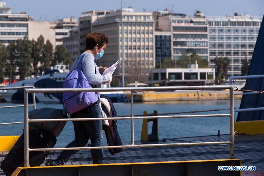GREECE-PIRAEUS-PORT-COVID-19