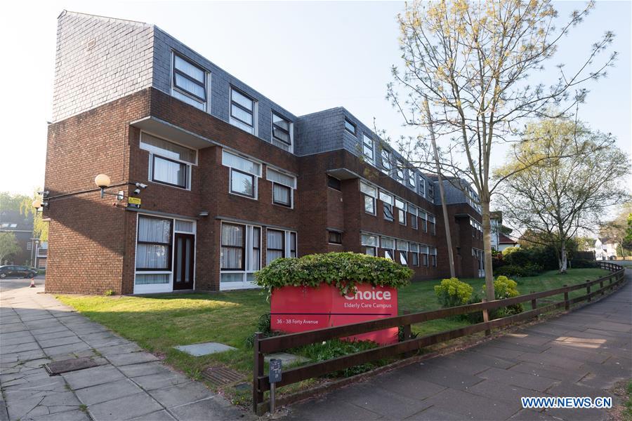 BRITAIN-LONDON-COVID-19-CARE HOMES