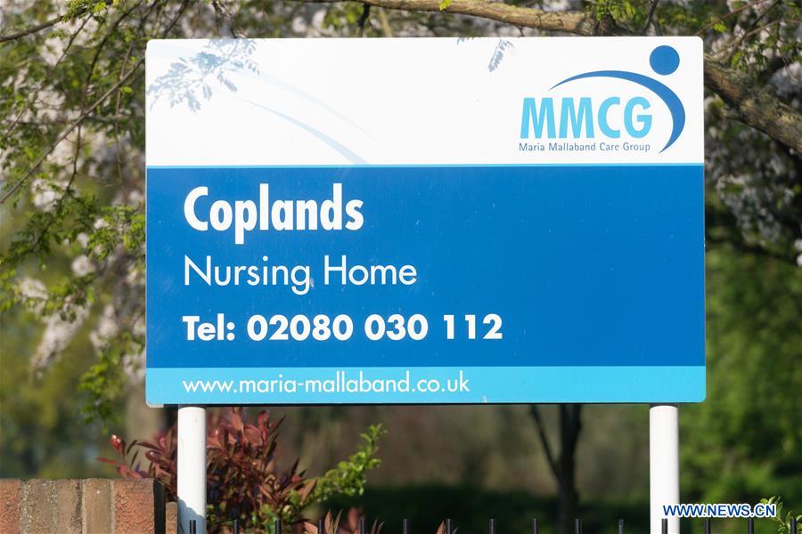 BRITAIN-LONDON-COVID-19-CARE HOMES