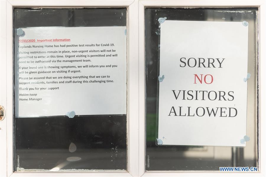 BRITAIN-LONDON-COVID-19-CARE HOMES