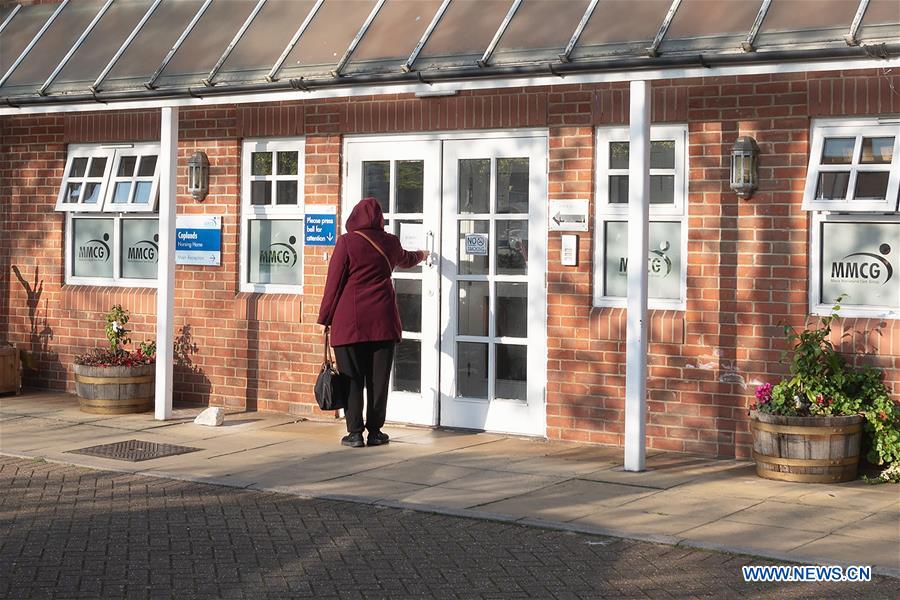 BRITAIN-LONDON-COVID-19-CARE HOMES