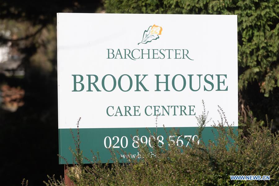 BRITAIN-LONDON-COVID-19-CARE HOMES