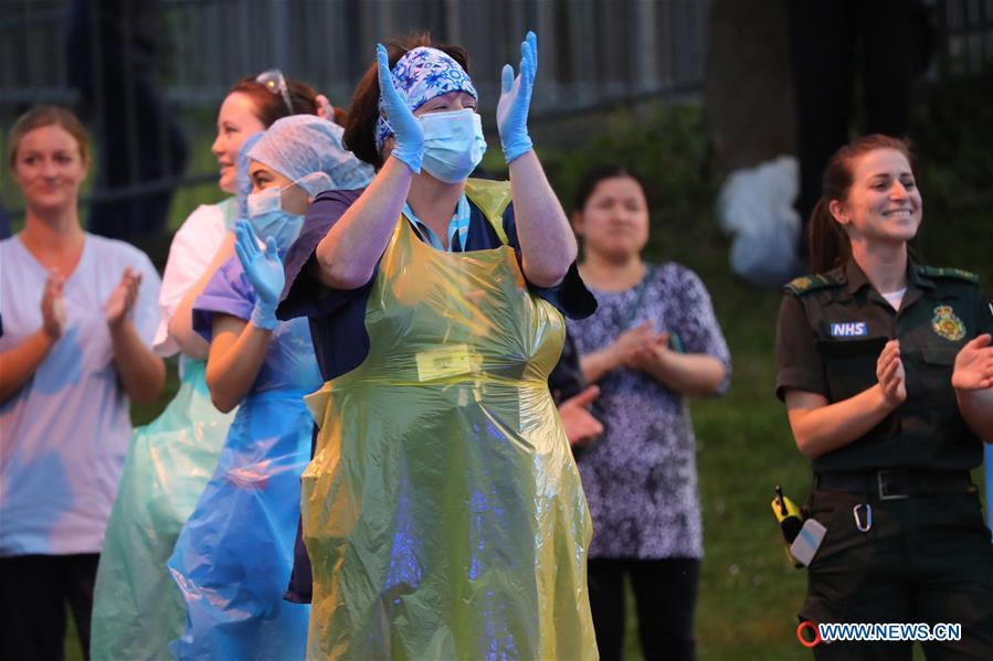 BRITAIN-READING-COVID-19-CLAP FOR OUR CARERS