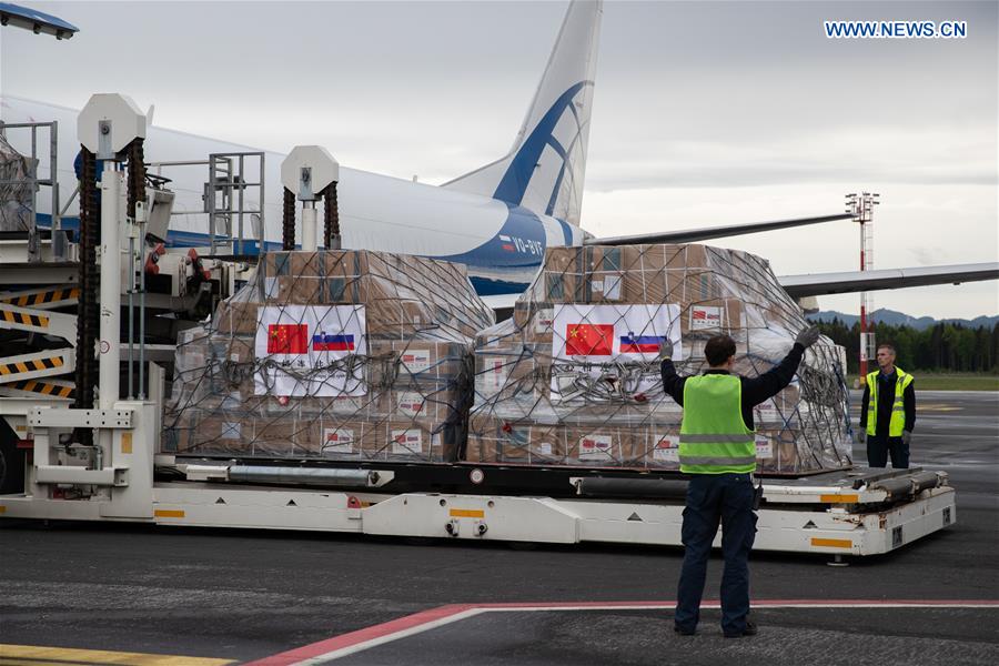 SLOVENIA-LJUBLJANA-COVID-19-CHINA-MEDICAL SUPPLY