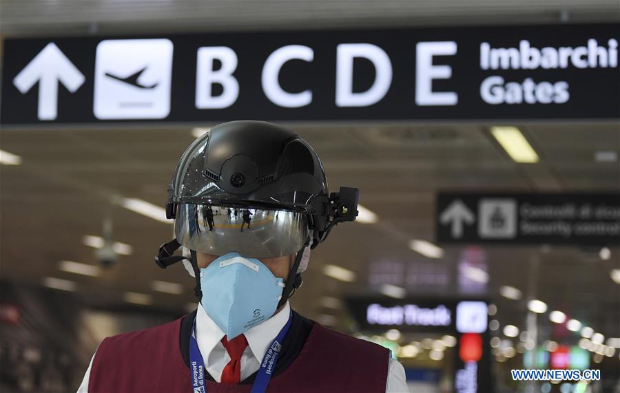 ITALY-ROME-COVID-19-AIRPORT-MEASURES