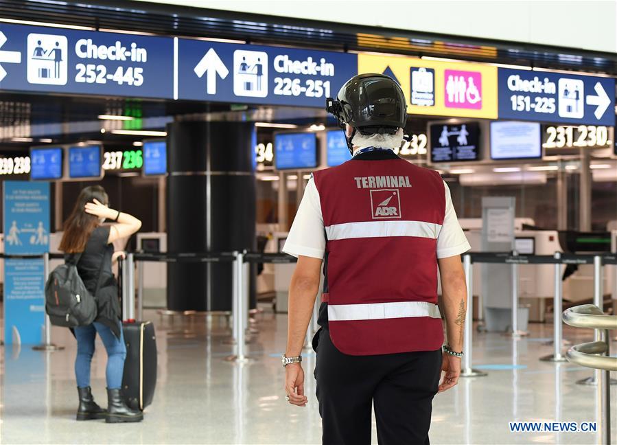 ITALY-ROME-COVID-19-AIRPORT-MEASURES