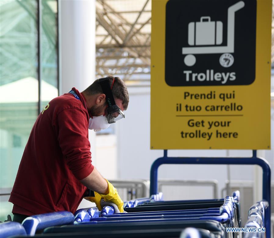 ITALY-ROME-COVID-19-AIRPORT-MEASURES