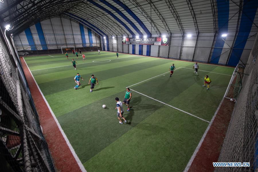 indoor soccer turf