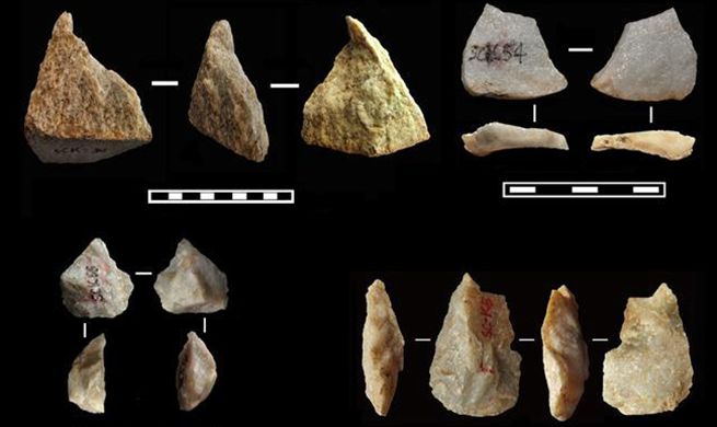 Archaeologists discover ancient tools in Lantian County, NW China