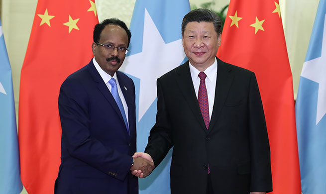 Xi meets with Somali president