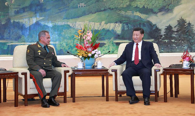 Xi meets with Russian defense minister