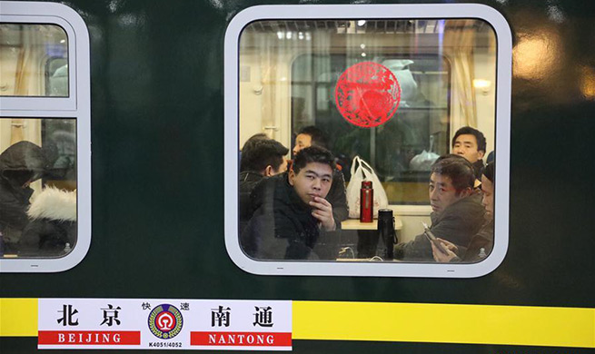 In pics: first day of 2019 Spring Festival travel rush