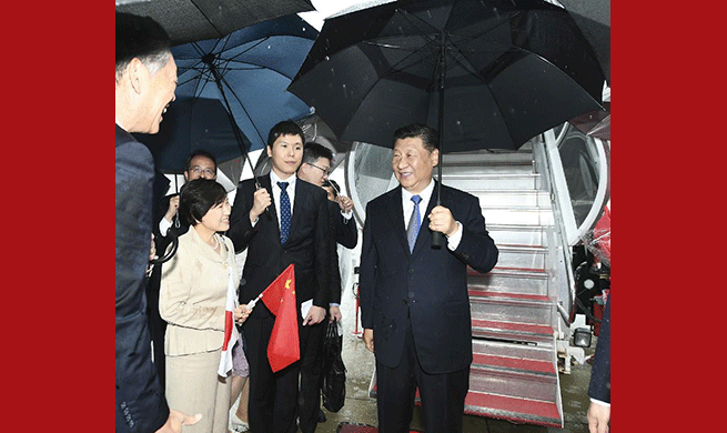Chinese president arrives in Japan for G20 summit