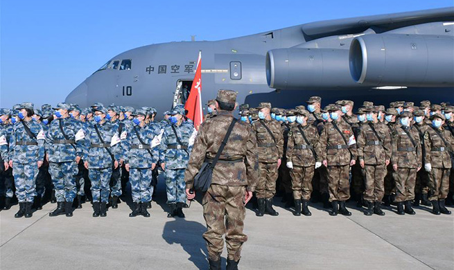 Eight transport aircraft of PLA Air Force send medics to Wuhan