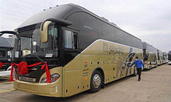 1st bus order for overseas market delivered in Jiangxi amid epidemic