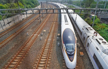New Fuxing bullet train runs on Beijing-Shanghai line for first time