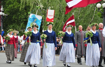 Latvia's Song and Dance Festival kicks off in Riga with magnificent procession
