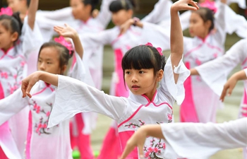 Education of traditional culture emphasized at primary school in Guangxi