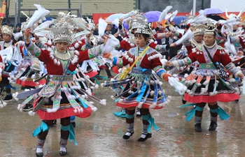 Miao people celebrate traditional New Year in China's Guangxi