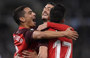 Sevilla beats Lazio 1-0 during UEFA Europa League round of 32 first leg soccer match