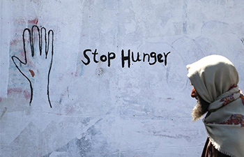Graffiti campaign staged to call for world's attention on Yemen