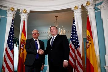 Pompeo meets with Spanish FM in Washington D.C.