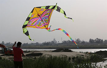Annual kite festival held in Baghdad, Iraq