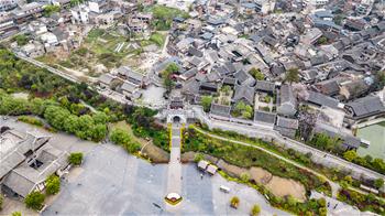 View of Qingyan ancient town in Guiyang, SW China's Guizhou