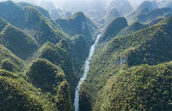 Getu River scenic area of Ziyun, SW China' Guizhou