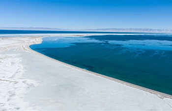 Qinghai Lake enters "frozen period"