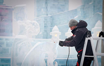 In pics: 34th Harbin Int'l Ice Sculpture Competition
