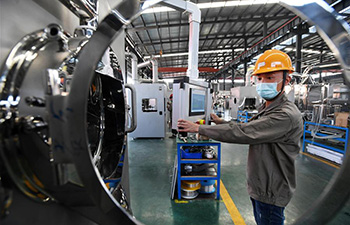 Pharmaceutical machinery company resumes production at full capacity amid epidemic control efforts in E China's Jiangxi