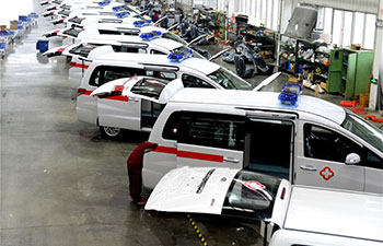Automobile company rushes to make ambulances in Hefei