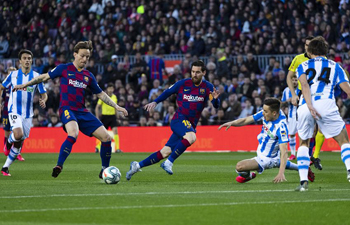 Spanish league football match: FC Barcelona vs. Real Sociedad